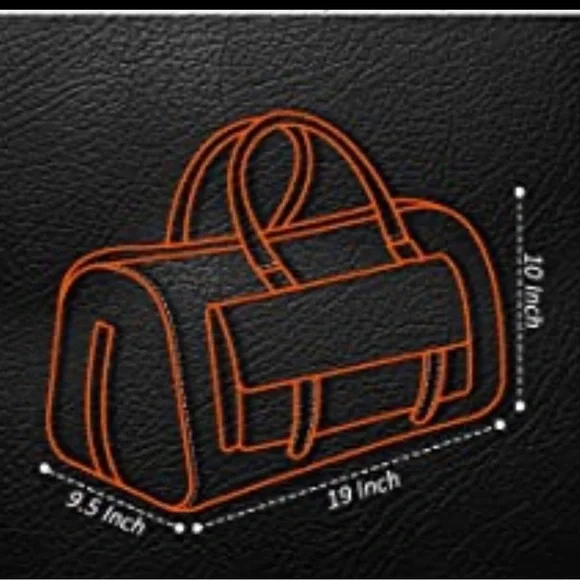 Leather Weekender Travel Duffel Bag - Picture 3 of 7